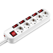 Сетевой фильтр Buro 500SH-5-SW-W 5 розеток 5м белый