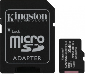 Флеш карта microSDXC 256Gb Kingston SDCS2/256GB Canvas Select Plus + adapter