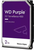 Жесткий диск 2Tb WD SATA-III WD23PURZ Surveillance Purple (5400rpm) 256Mb 3.5"