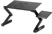 Стол для ноутбука Buro BU-803 столешница металл черный 48x48x26см