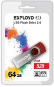 EXPLOYD 64GB 530 красный