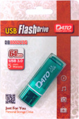 Флеш Диск Dato 64Gb DB8002U3 DB8002U3G-64G USB3.0 зеленый