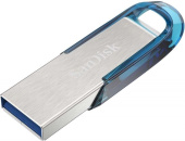 Флеш диск 64Gb Sandisk USB3 SDCZ73-064G-G46B USB3.0 серебристый/синий
