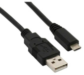 VS (U018) USB2.0 A вилка-MicroUSB вилка, 1, 8м черный