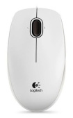 Мышь Logitech B100 белый оптическая (800dpi) USB (2but)