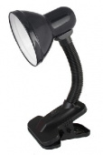 ULTRAFLASH UF-320 C02 черный (Светильник настольный с прищепкой 230В, 60Вт, E27, ЛОН)