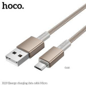 HOCO (6942007656016) X119m для micro USB , 1 м, Gold