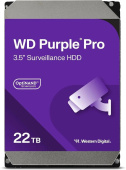 Жесткий диск 22Tb WD SATA-III WD221PURP Purple Pro (7200rpm) 512Mb 3.5"