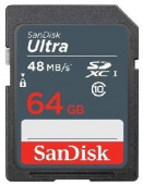 SANDISK 64GB SDXC CLASS 10 UHS-I ULTRA 48MB/S (GN3IN)