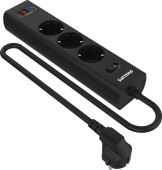 Сетевой фильтр Philips CHP4336BA/51 3роз. 2м черный