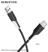 BOROFONE (6941991121999) BX119a USB 3.0A для Type-C - 1м , черный