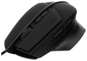 Мышь Гарнизон GM-740G Альтаир игровая, USB, черный, код Survarium, 2400dpi, 6кн, чип Х3