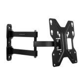 Кронштейн для телевизора Ultramounts UM 900 черный 23"-43" макс.30кг настенный поворотно-выдвижной и наклонный
