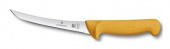 Нож кухонный Victorinox Swibo (5.8406.16) стальной обвалочный для мяса лезв.160мм прямая заточка желтый