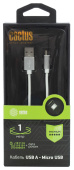 Кабель Cactus CS-USB.A.USB.MICRO-1 1м белый