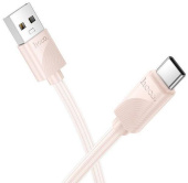 HOCO (6942007647090) X114a USB 3.0A для Type-C - 1м , розовый