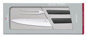Набор ножей кухон. Victorinox Swiss Modern (6.9093.21G) вилка черный подар.коробка