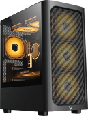 Корпус Formula Air Mesh G3 черный без БП mATX 7x120mm 5x140mm 3xUSB2.0 2xUSB3.0 audio bott PSU