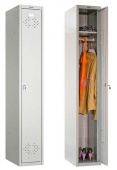 Шкаф для одежды Практик LS 01 (S23099510102) 1830x302x500мм 1секц. металл серый/серый