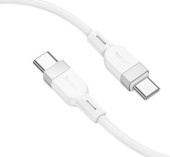 HOCO (6942007636278) X109 USB 3.0A 60W для Type-C Type-C White 1 м
