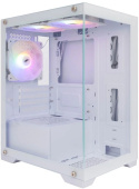 Корпус 1STPlayer MIKU Mi2 белый без БП MiniTower mATX (Mi2-WH-3F1-W)