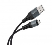 HOCO X38 "Cool Charging" USB-microUSB 2.4A 1M черный