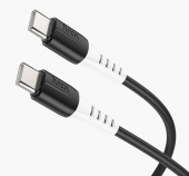 HOCO (6931474768599) X82 Silicone Charging Type-C (m) - Type-C (m) 1.0m - черный