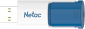 Флеш Диск Netac 16Gb U182 NT03U182N-016G-30BL USB3.0 синий/белый