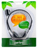 PERFEO CHAT стерео гарнитура накладная черный
