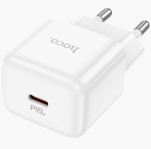 HOCO (6931474789914) СЗУ HOCO N32 Glory PD30W single port charger (белый)