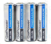 GOPOWER (00-00017748) LR6 AA BOX20 SHRINK 4 ALKALINE 1.5V
