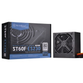 Блок питания 600W ATX Silverstone SST-ST60F-ES230 V1.0 PSU-P217-600W-230V ONLY-ATX-120mmFAN-FIXED C-80PLUS-RoHS-GM  (223321)