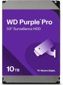 Жесткий диск 10Tb WD SATA-III WD102PURP Surveillance Purple Pro (7200rpm) 256Mb 3.5"