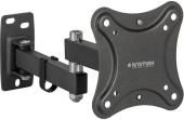 Кронштейн для телевизора Kromax CORBEL-10 титан 22"-75" макс.32кг настенный поворот и наклон (90594)