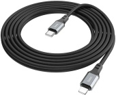 Кабель Hoco X92 Honest PD USB Type-C (m)-Lightning (m) 3м черный