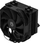 Кулер для процессора ID-Cooling SE-224-XTS MINI BLACK Soc-AM5/AM4/1151/1200/1700 4-pin 16-32dB Al+Cu 180W 690gr Ret