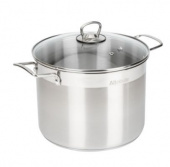 ATTRIBUTE ASM008 Кастрюля с крышкой MASTER CHEF 8л