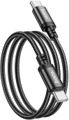 Кабель Hoco X89 Wind X89 WIND TYPE-C TO TYPE-C USB Type-C (m)-USB Type-C (m) 1м черный