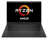 Ноутбук HP 17-cp0067ur Ryzen 3 3250U 4Gb SSD256Gb AMD Radeon 17.3" HD+ (1600x900) Windows 10 black WiFi BT Cam