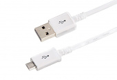 REXANT (18-4269) Дата-кабель USB - microUSB 1М белый
