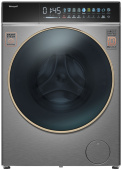 Стиральная машина Weissgauff WM 58411 Direct Drive Inverter Premium Steam Grey серая
