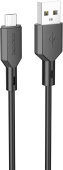 BOROFONE (6974443384482) BX70mUSB 2.4A microUSB черный - 1,0m
