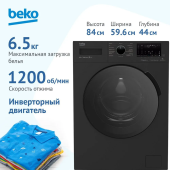 Стиральная машина BEKO WSPE6H616A (РА)