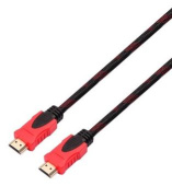 EXPLOYD EX-K-1410 Кабель HDMI-HDMI V1.4 2.0M круглый чёрный-красный