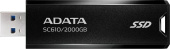 Внешний SSD 2TB A-Data USB 3.1 SC610-2000G-CBK/RD SC610 1.8" черный