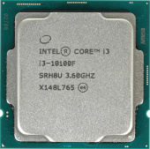 Процессор Intel Core i3-10100F Comet Lake OEM 3.6ГГц 6MB LGA1200 (CM8070104291318)