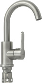 MAGNUS 9147 Смеситель на раковину , поворотный гусак , из нержавеющей стали марка 304