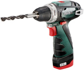 Дрель-шуруповерт Metabo PowerMaxx BS аккум. патрон:быстрозажимной (600984000)