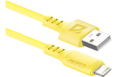 Кабель Defender F207 USB/Lightning 1м желтый (87107YEL)