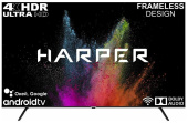 Телевизор Harper 50U770TS UHD-SMART безрамочный